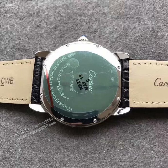 卡地亞專櫃爆款手錶 Cartier倫敦系列超薄經典款 SOLO系列腕表 W67010 卡地亞男士腕表  gjs1814
